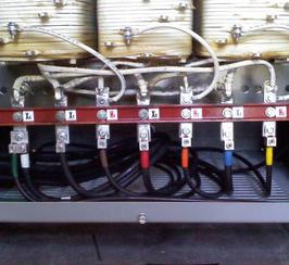 Transforming power to accommodate needed facility power needs 
